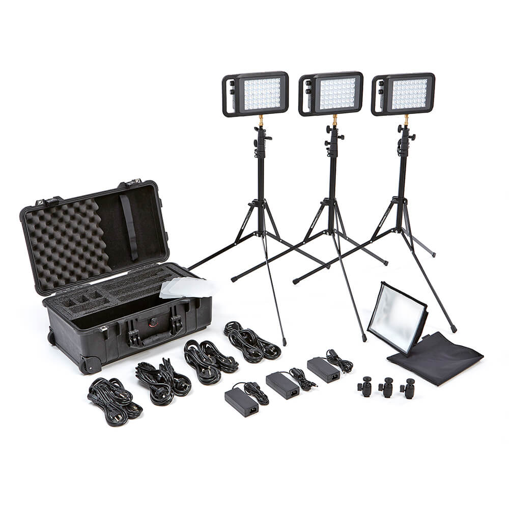 litepanels-lykos-bi-color-flight-kit-led-panel-3200-5600k image 1