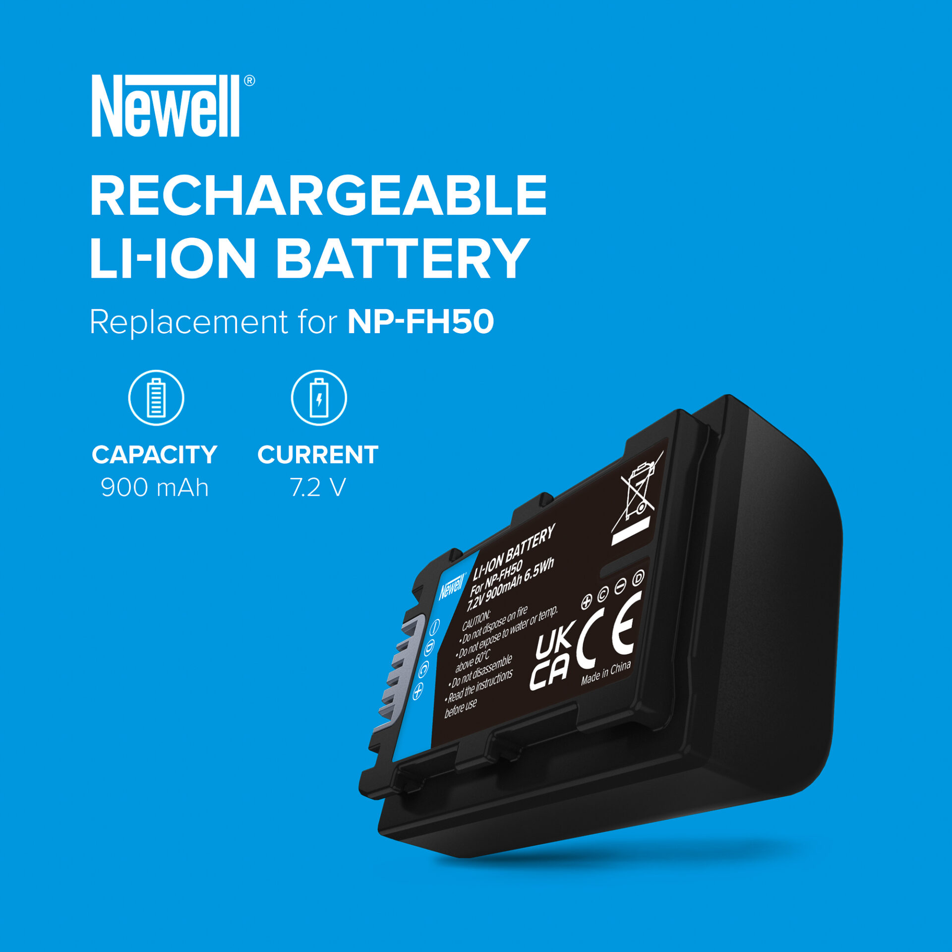 newell-np-fh50-kameraakku-f-r-sony-900-mah-ersatzakku image 5