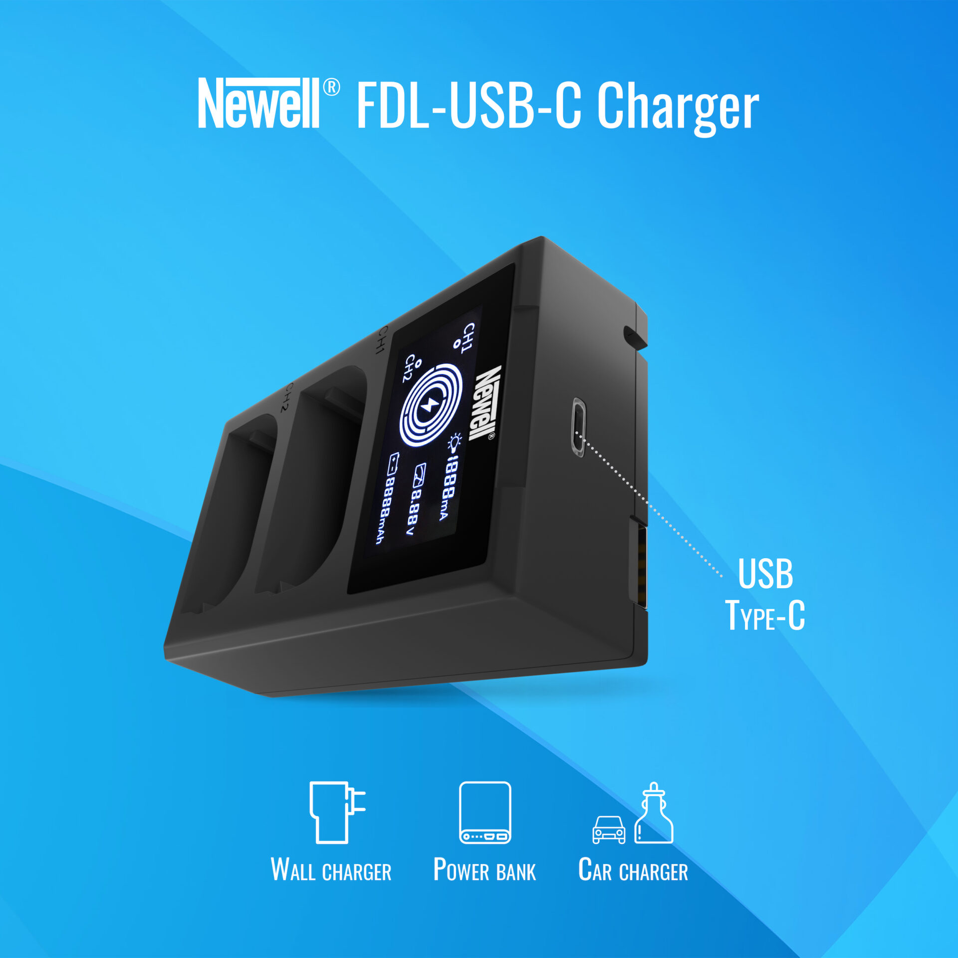 newell-fdl-usb-c-dual-ladeger-t-kamera-akku-mit-display image 5