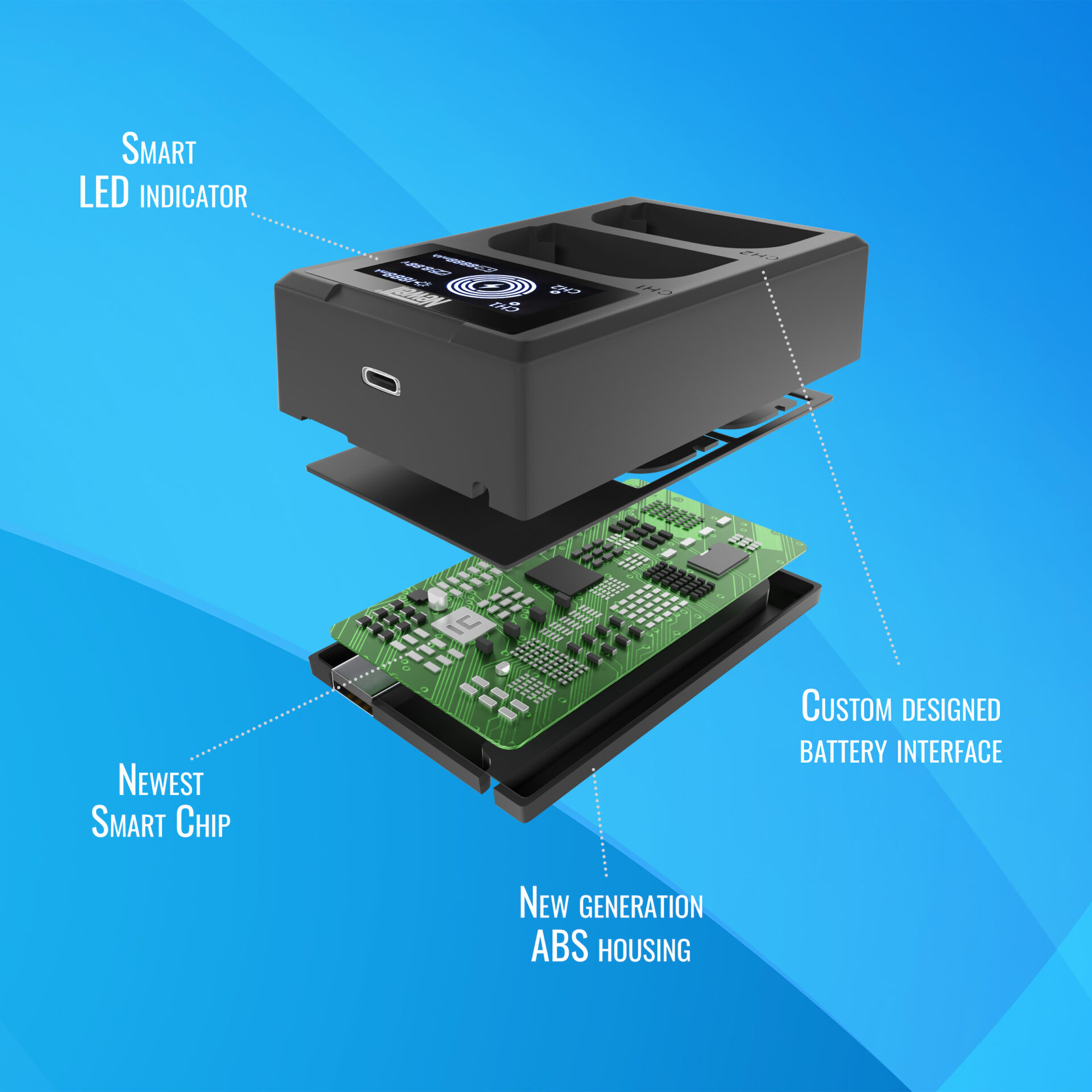 newell-fdl-usb-c-dual-ladeger-t-kamera-akku-mit-display image 6