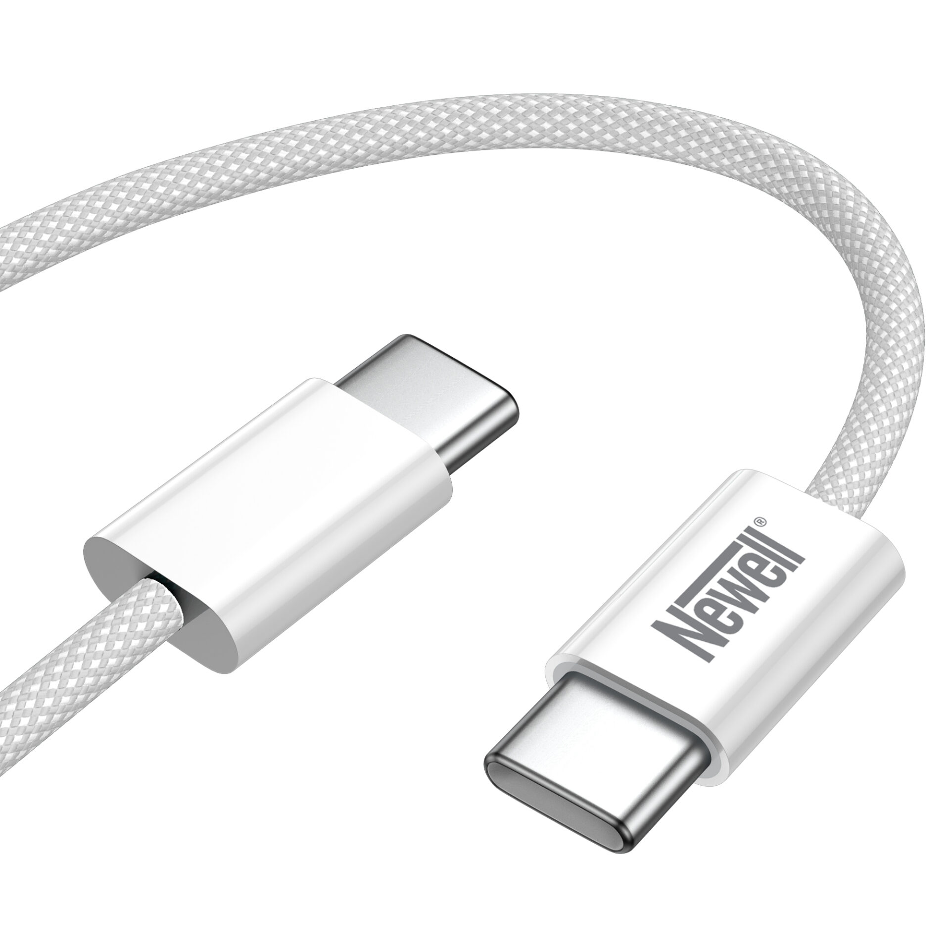 newell-usb-c-auf-usb-c-60w-ladekabel-2-m-wei-geflochten image 2