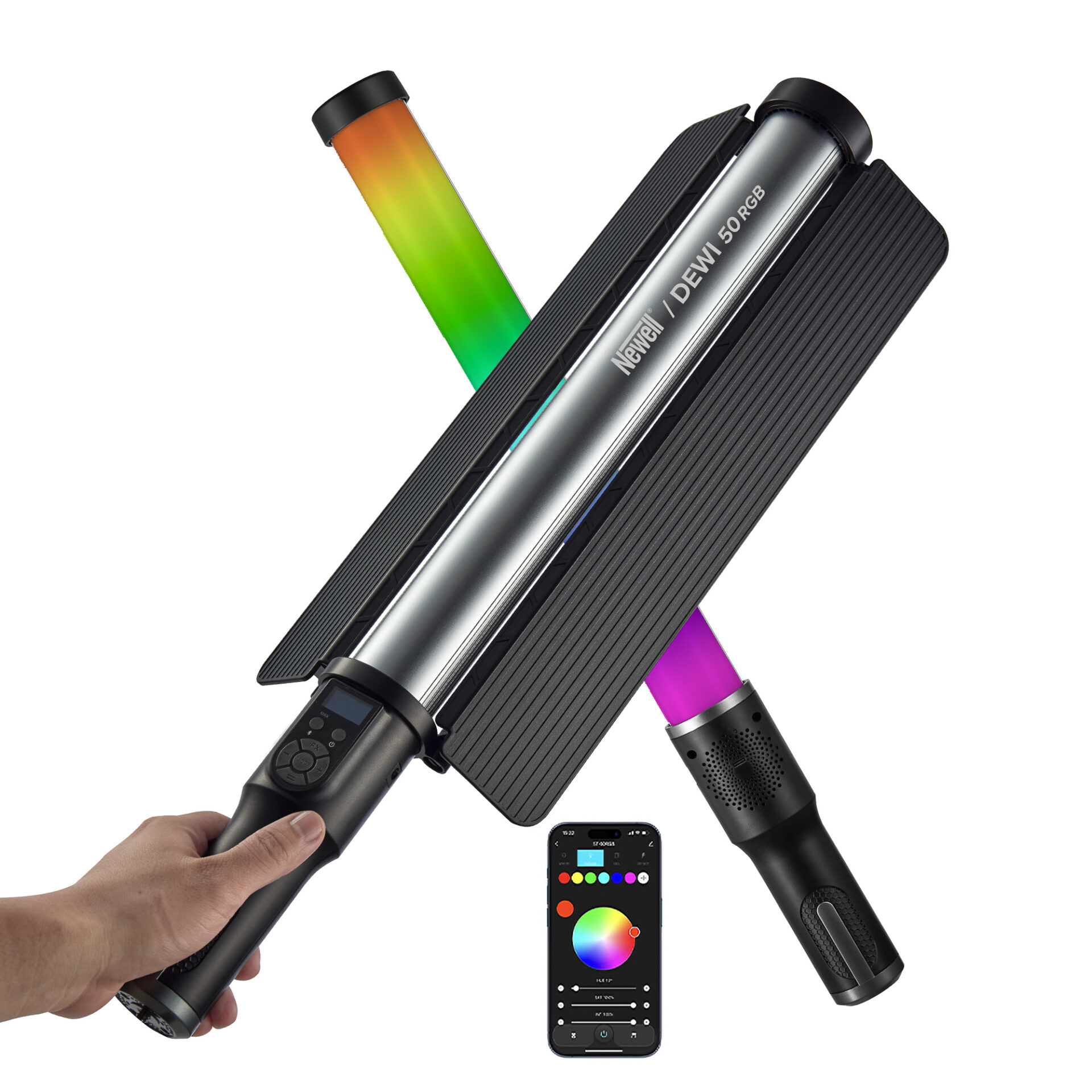 newell-dewi-50-rgb-led-lichtstab-60cm-2700-10000k image 8