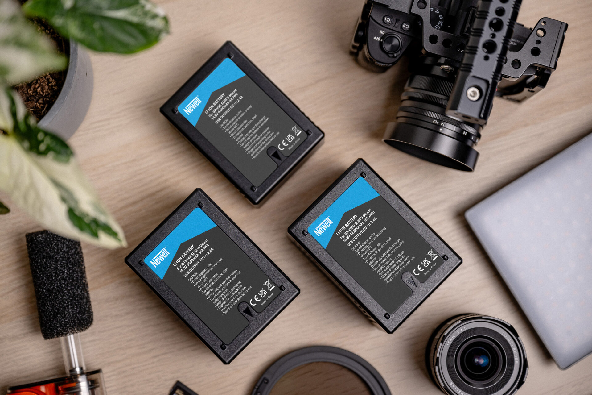 newell-bp-v95-slim-v-mount-akku-6400-mah-d-tap-usb-a image 7