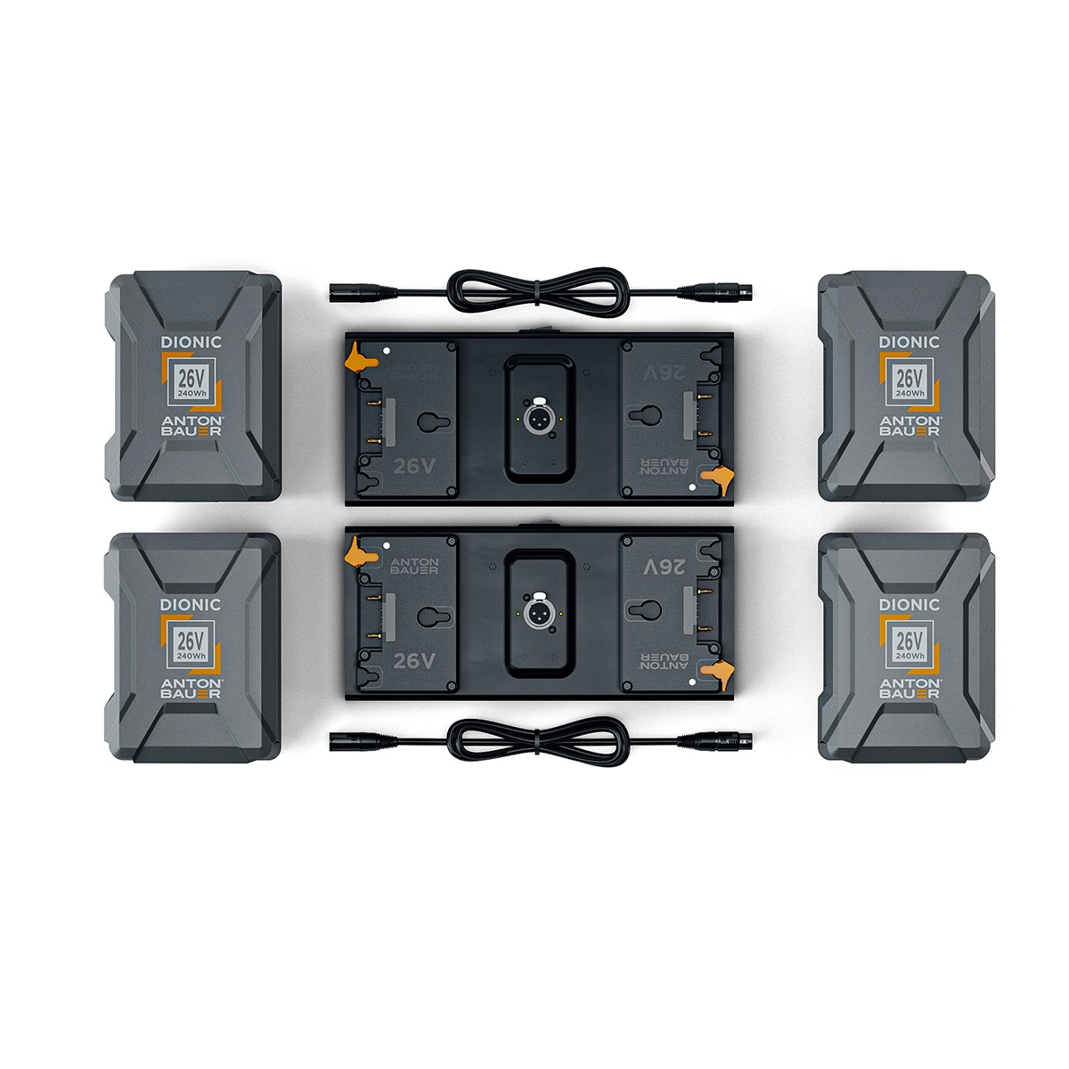 litepanels-4x-26v-240wh-akku-set-gold-mount-plus-dual-array image 1