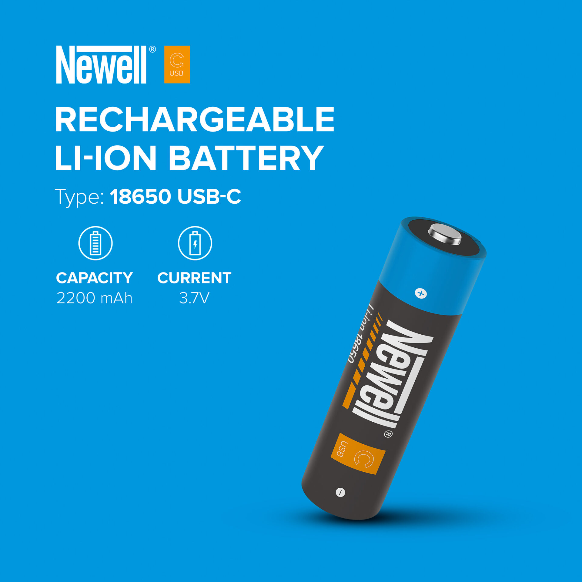 newell-18650-usb-c-2200-mah-akku-mit-usb-c-ladeport image 4