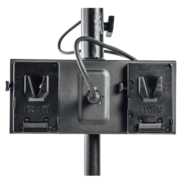 litepanels-gemini-dual-battery-bracket-v-mount-akkuhalterung-xlr image 2