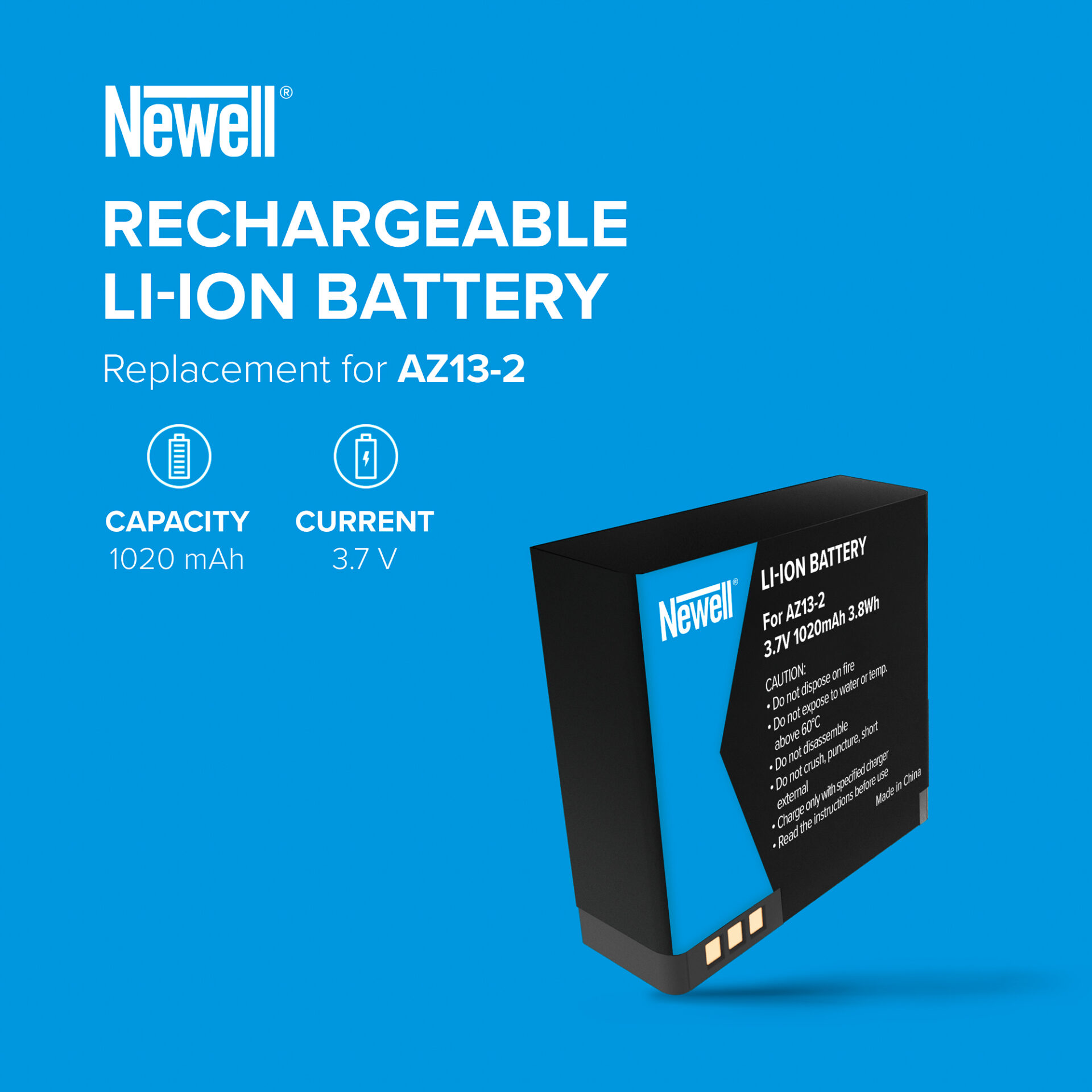 newell-az13-2-kamera-akku-f-r-xiaoyi-1020mah-ersatzakku image 5