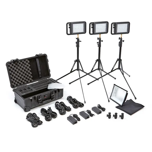 litepanels-lykos-bi-color-flight-kit-led-panel-3200-5600k image 1
