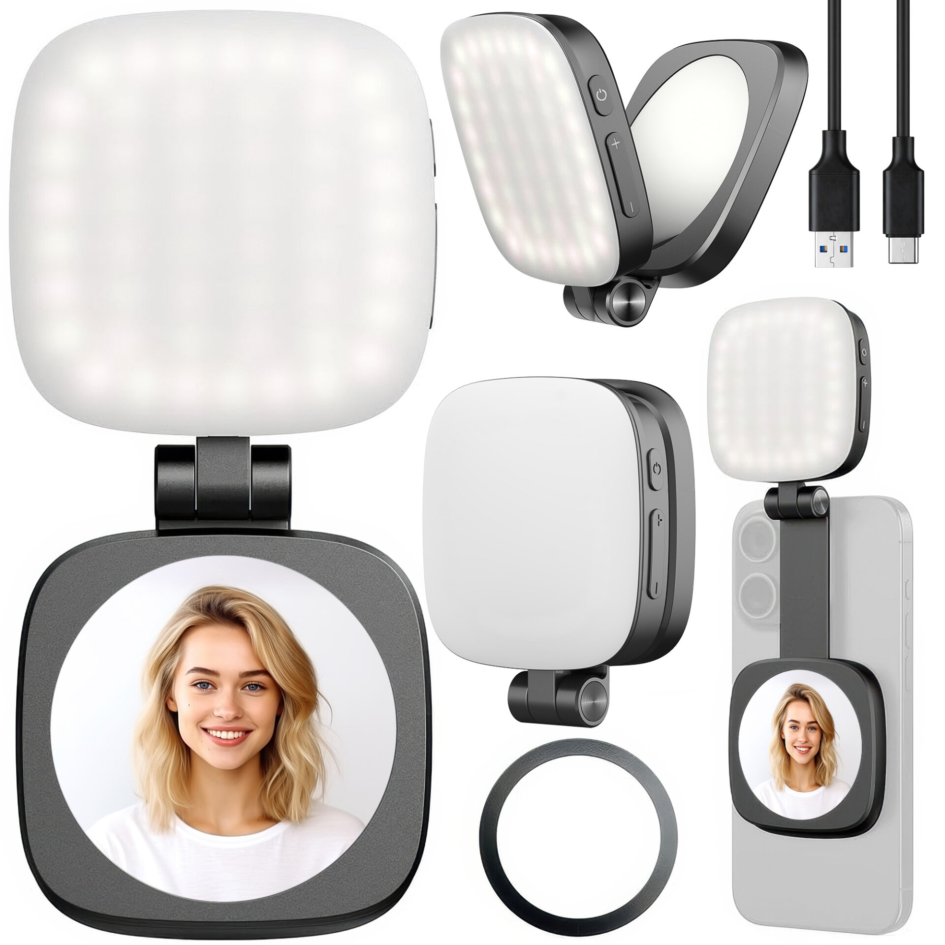 newell-bella-led-licht-selfie-spiegel-magsafe-850-mah image 2