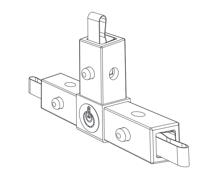 kino-flo-litetile-litebox-tee-dreiwege-verbinder image 1