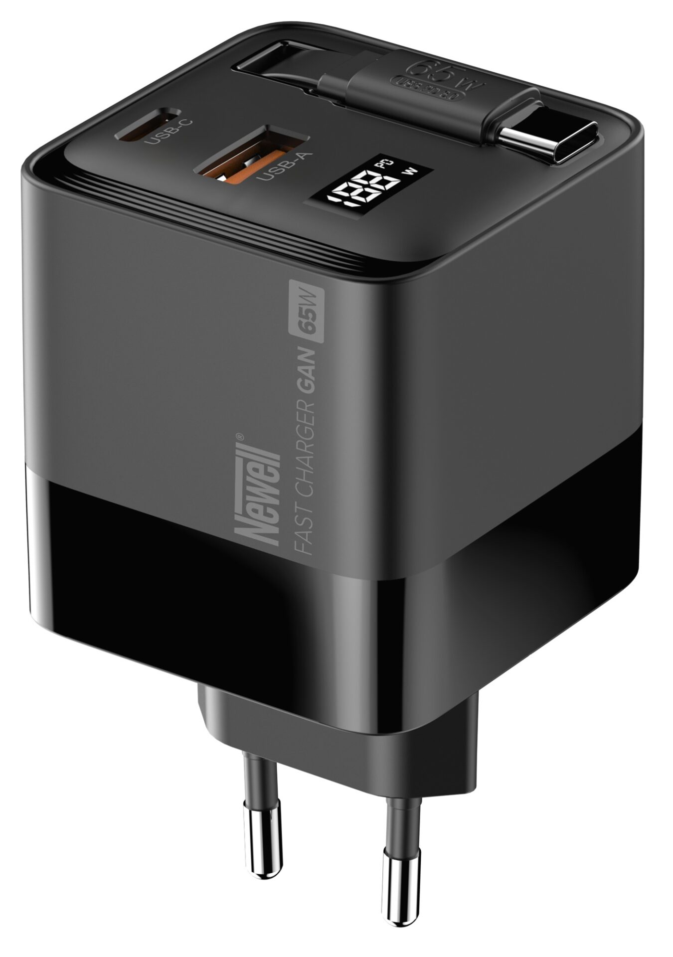 newell-gan-65w-lcd-ladeger-t-usb-c-usb-a-mit-kabel-eu image 2