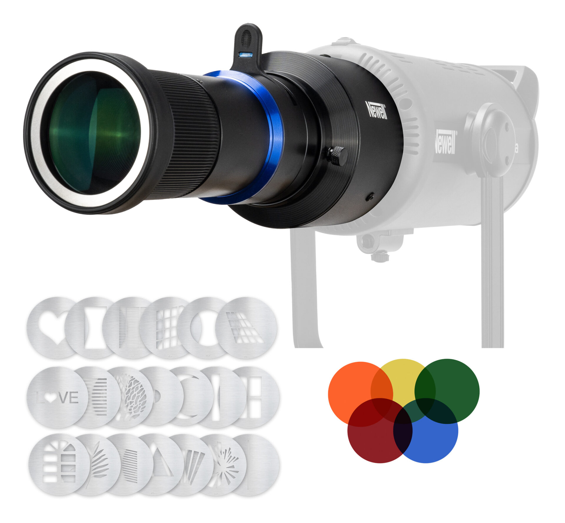 newell-perseo-33-optical-snoot-bowens-spot-20-gobo-5-folien image 8
