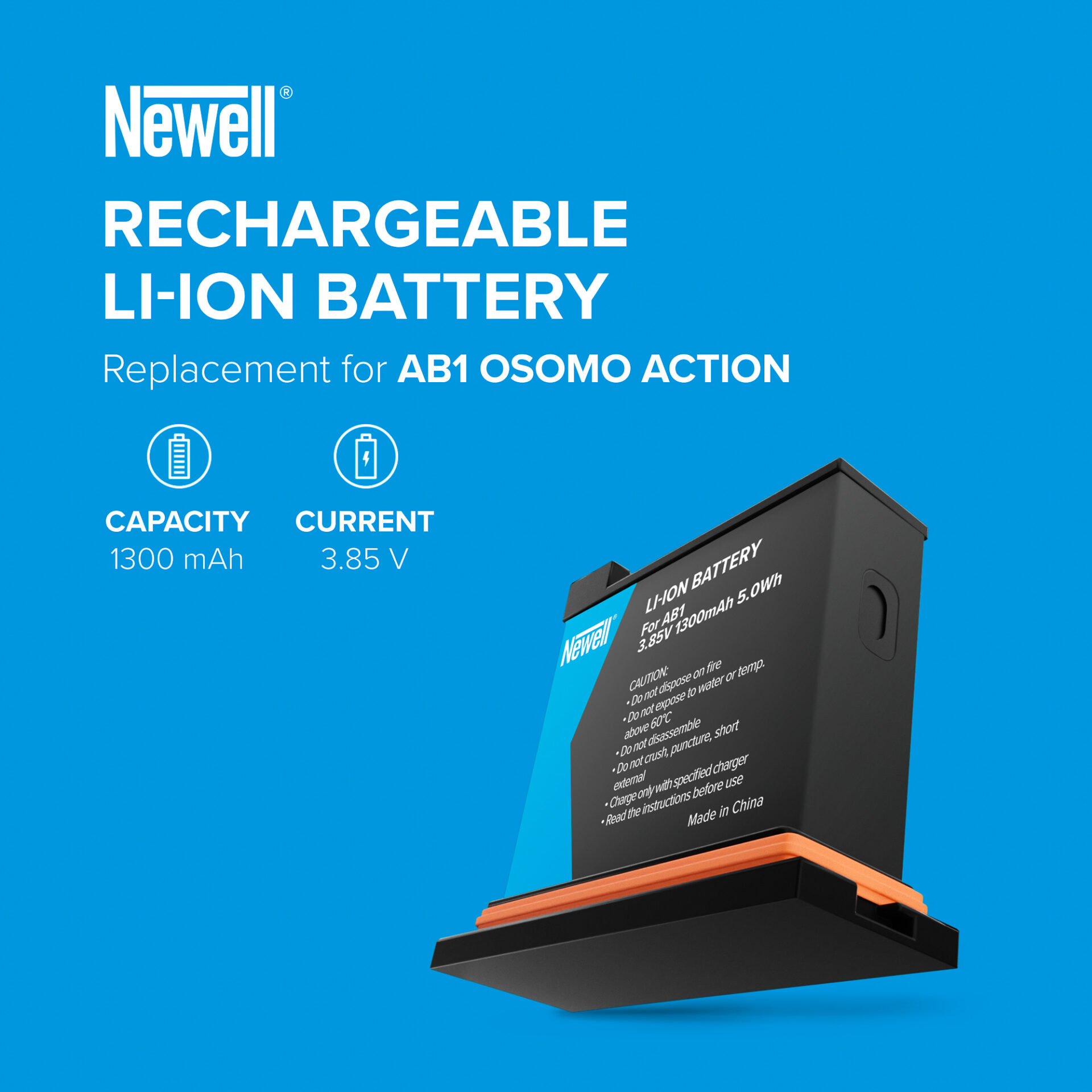 newell-batteries-ab1-akku-f-r-osmo-action-1300-mah image 5