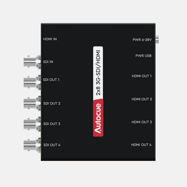 autocue-2x8-sdi-hdmi-adaptor-videoverteiler-zubeh-r-standard image 1