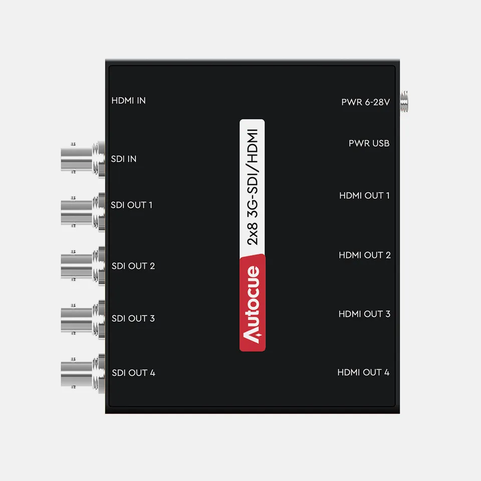 autocue-2x8-sdi-hdmi-adaptor-videoverteiler-zubeh-r-standard image 1