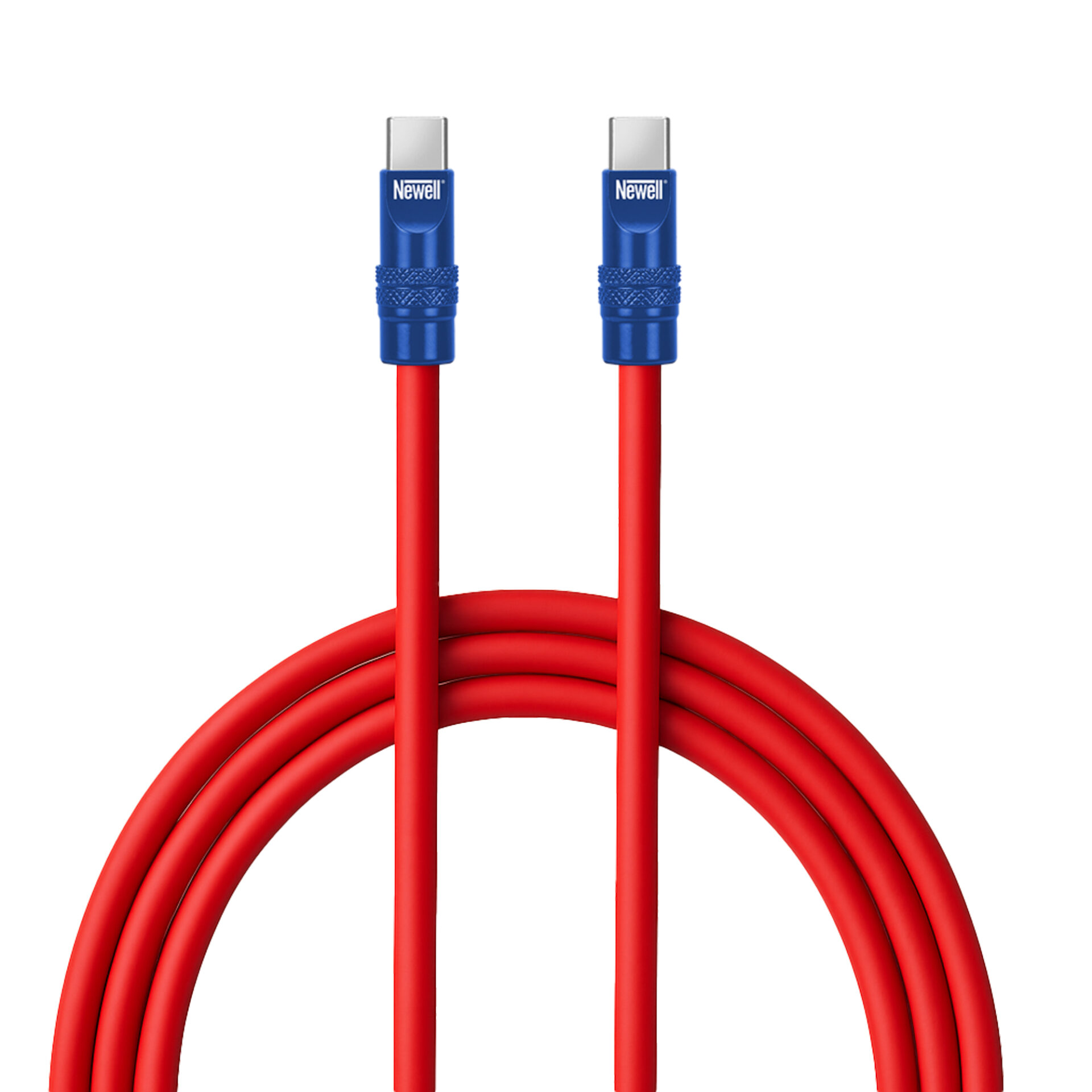 newell-usb-c-ladekabel-100w-2m-silikon-rot-blau image 1