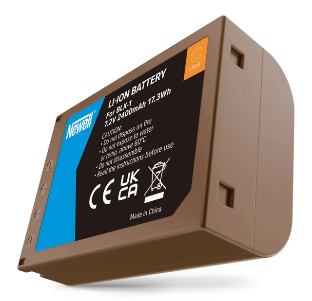 newell-blx-1-kamera-akku-2400mah-usb-c-f-r-olympus image 1