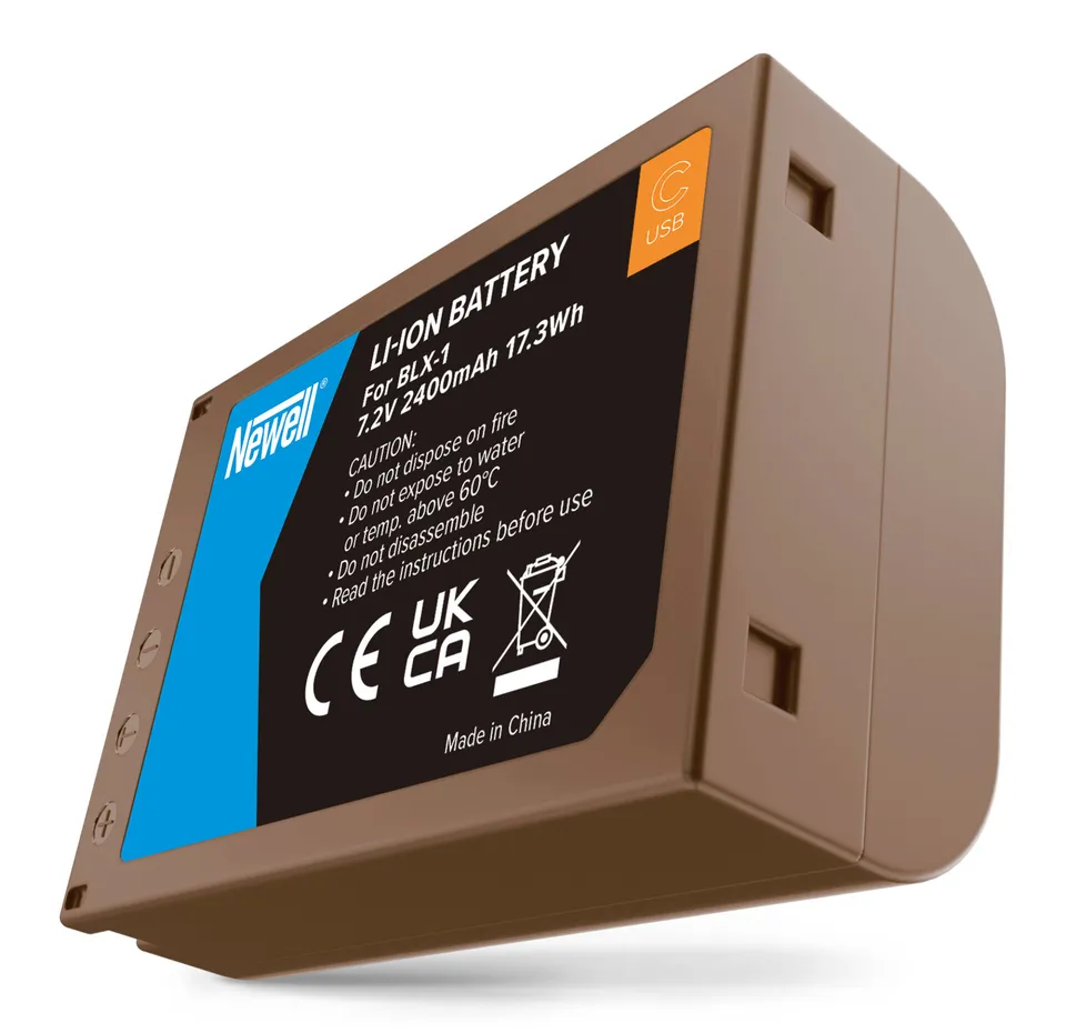 newell-blx-1-kamera-akku-2400mah-usb-c-f-r-olympus image 1