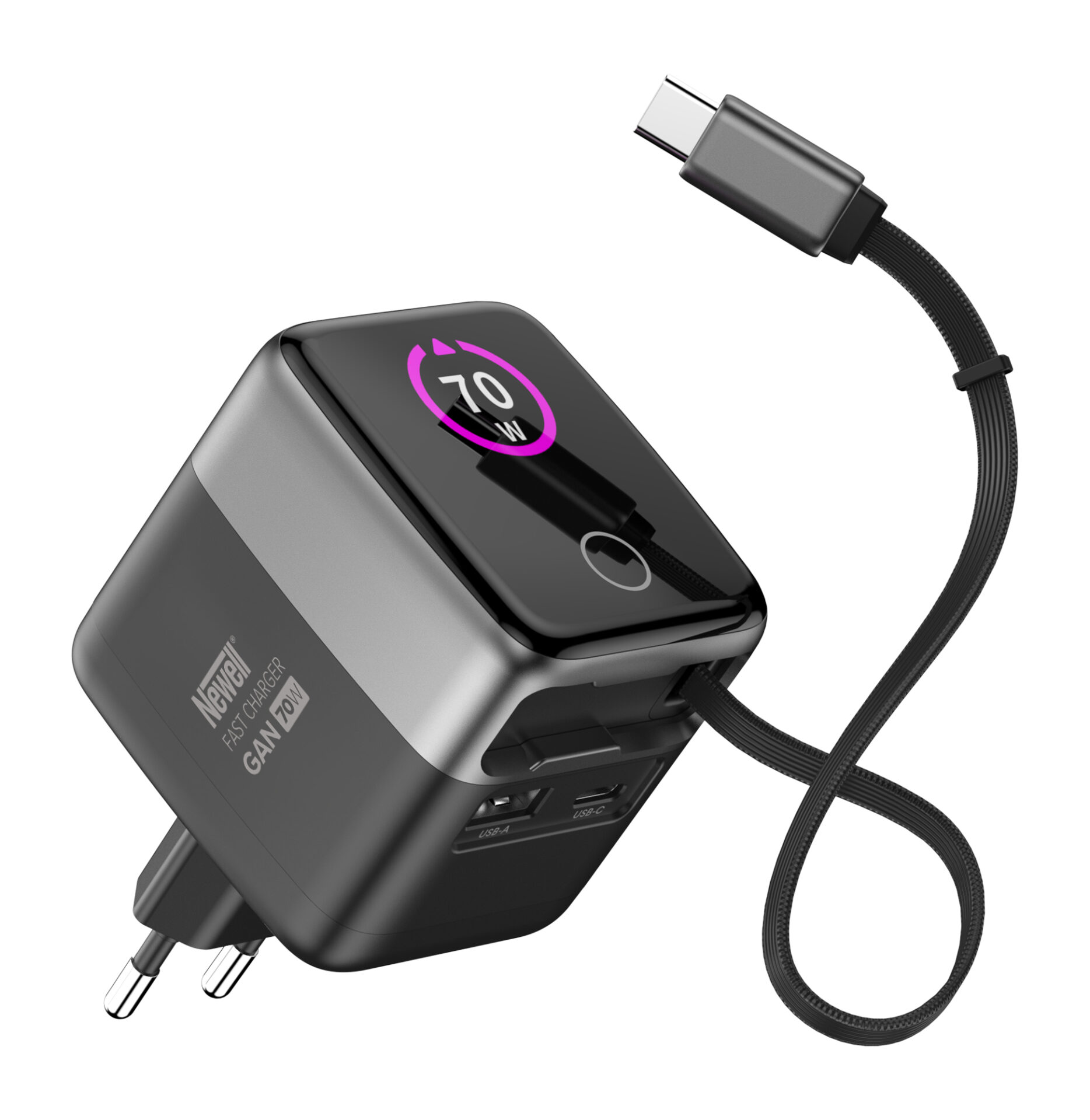 newell-gan-70w-tft-usb-c-ladeger-t-mit-kabel image 2