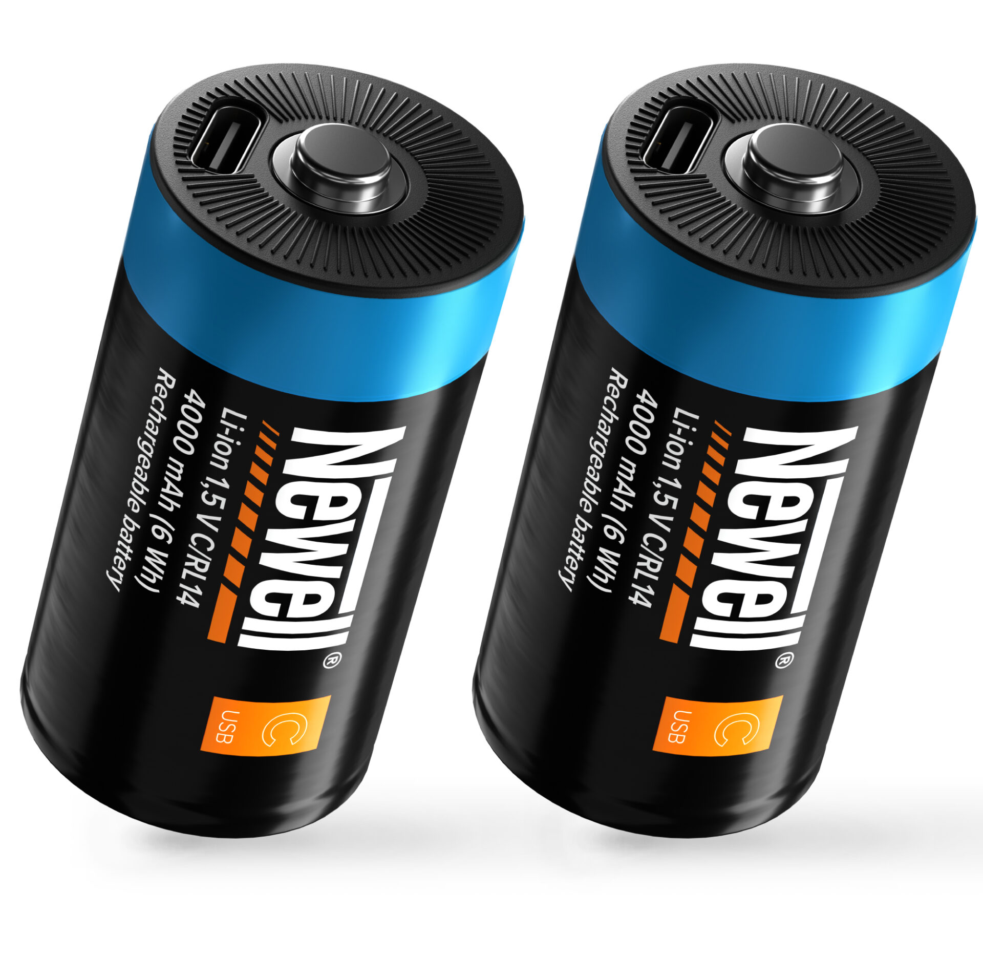 newell-c-r14-usb-c-akku-4000mah-2er-set image 1