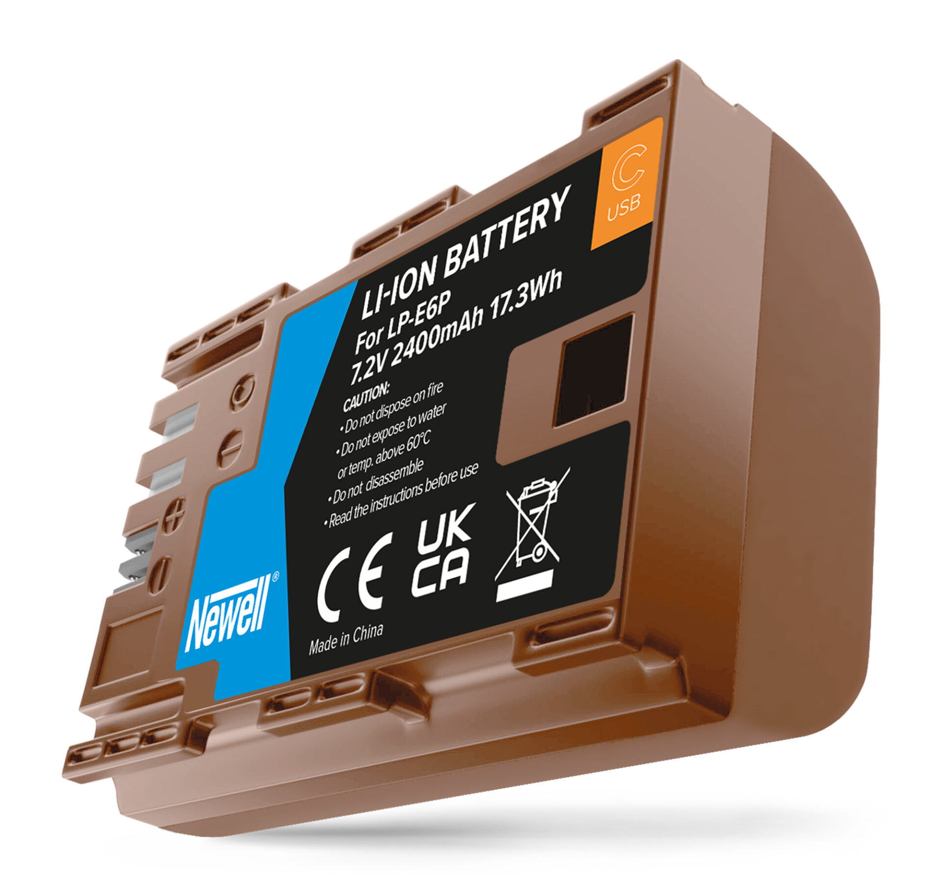 newell-lp-e6p-usb-c-kameraakku-2400mah-f-r-canon image 1
