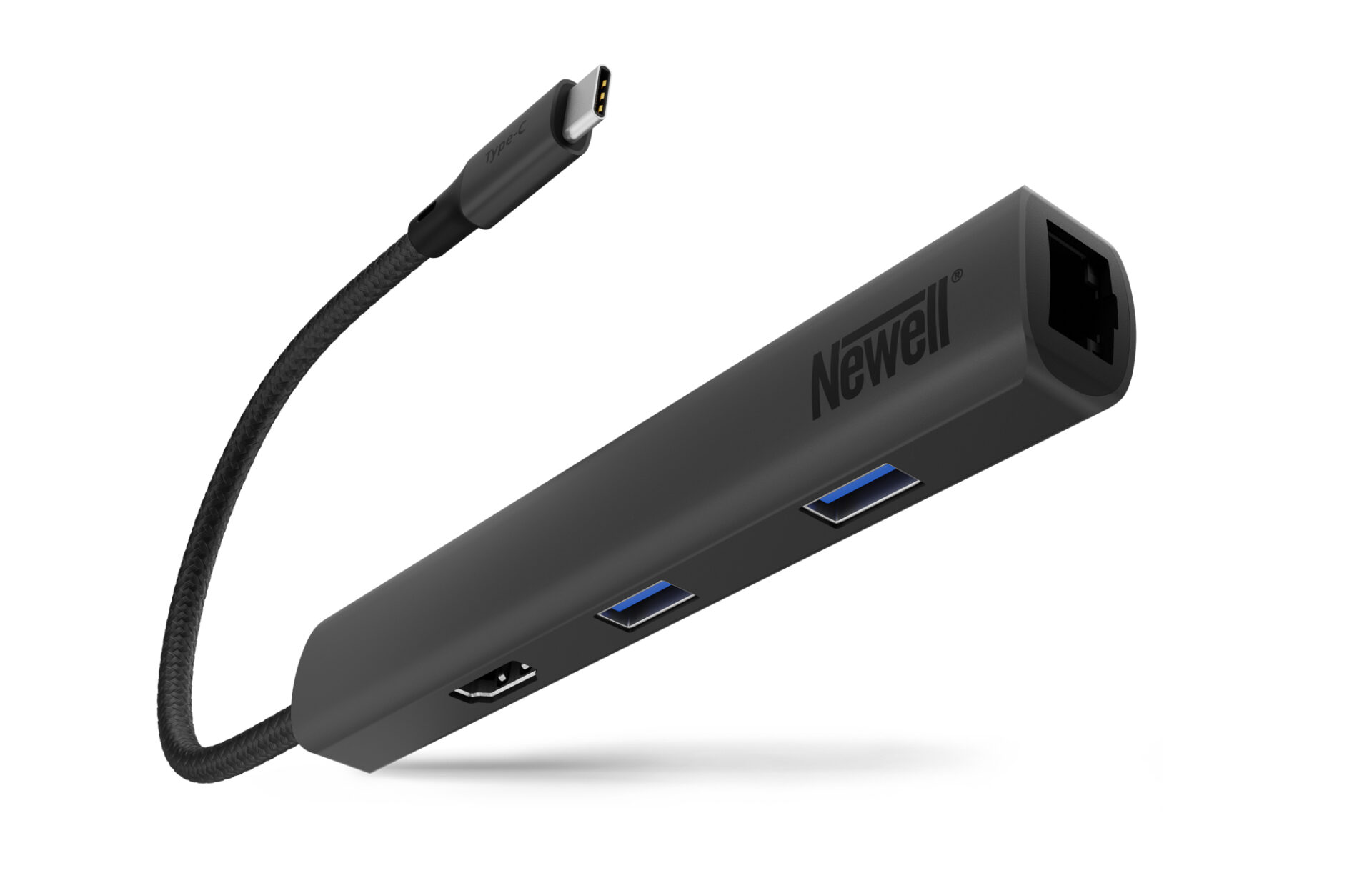 newell-6-in-1-hub-usb-c-adapter-graphite-hdmi-4k-60hz image 1