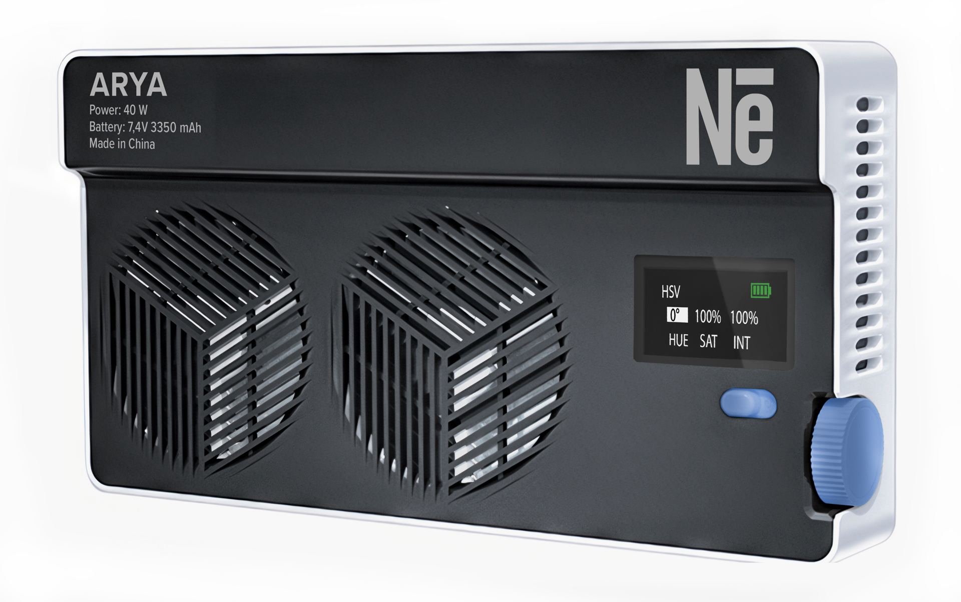 newell-arya-rgb-40w-led-kameraleuchte-akku-usb-c image 1