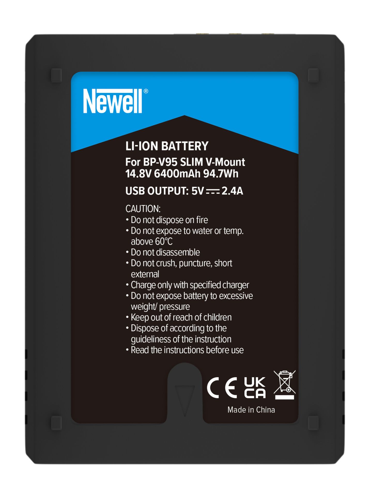 newell-bp-v95-slim-v-mount-akku-6400-mah-d-tap-usb-a image 4
