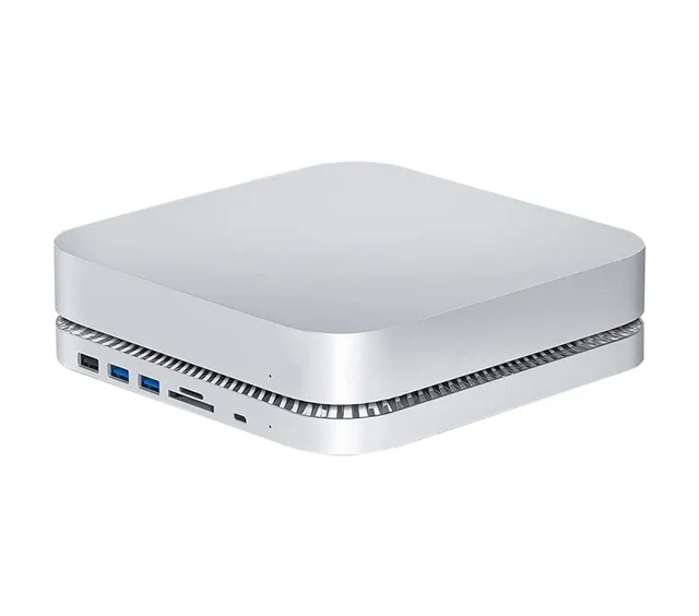newell-usb-c-hub-st-nder-mac-mini-sata-ssd-sd-aluminium image 1