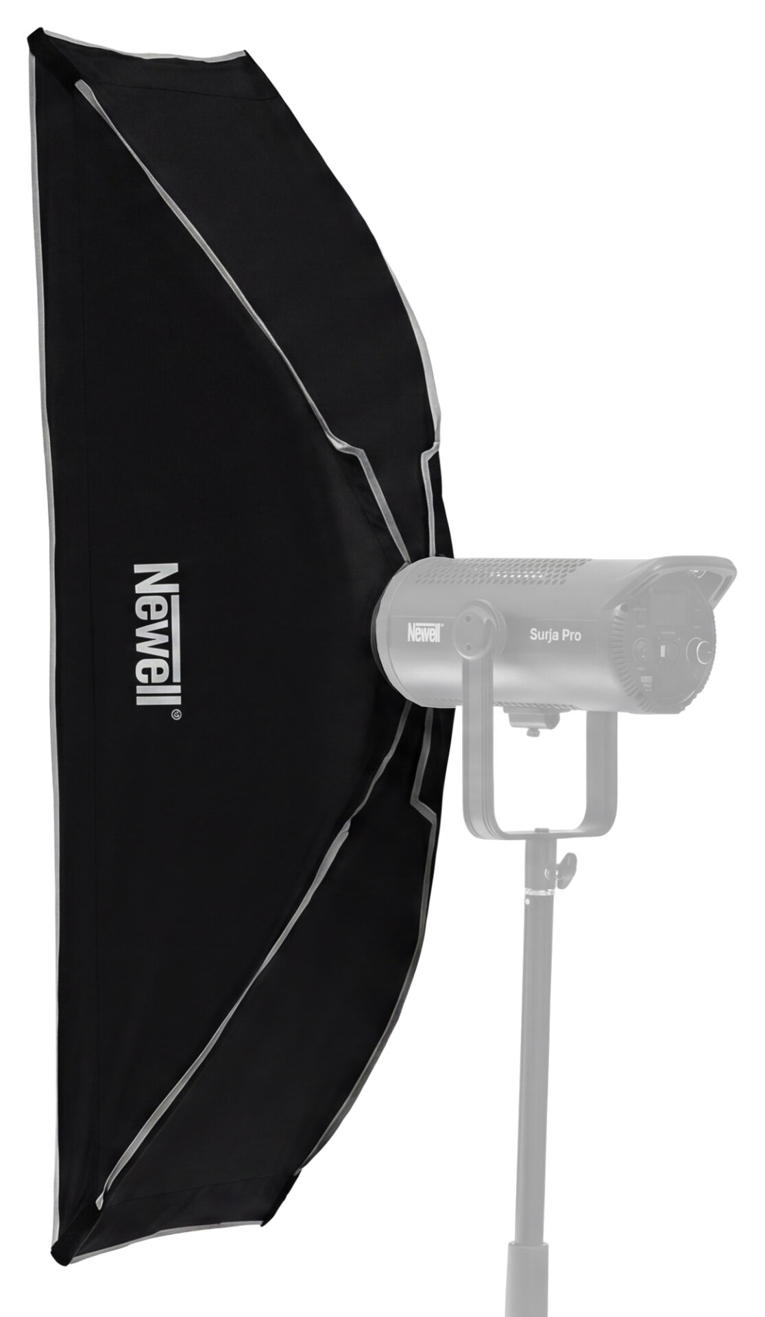 newell-softbox-30x120-cm-rechteck-mit-bowens-und-grid image 1