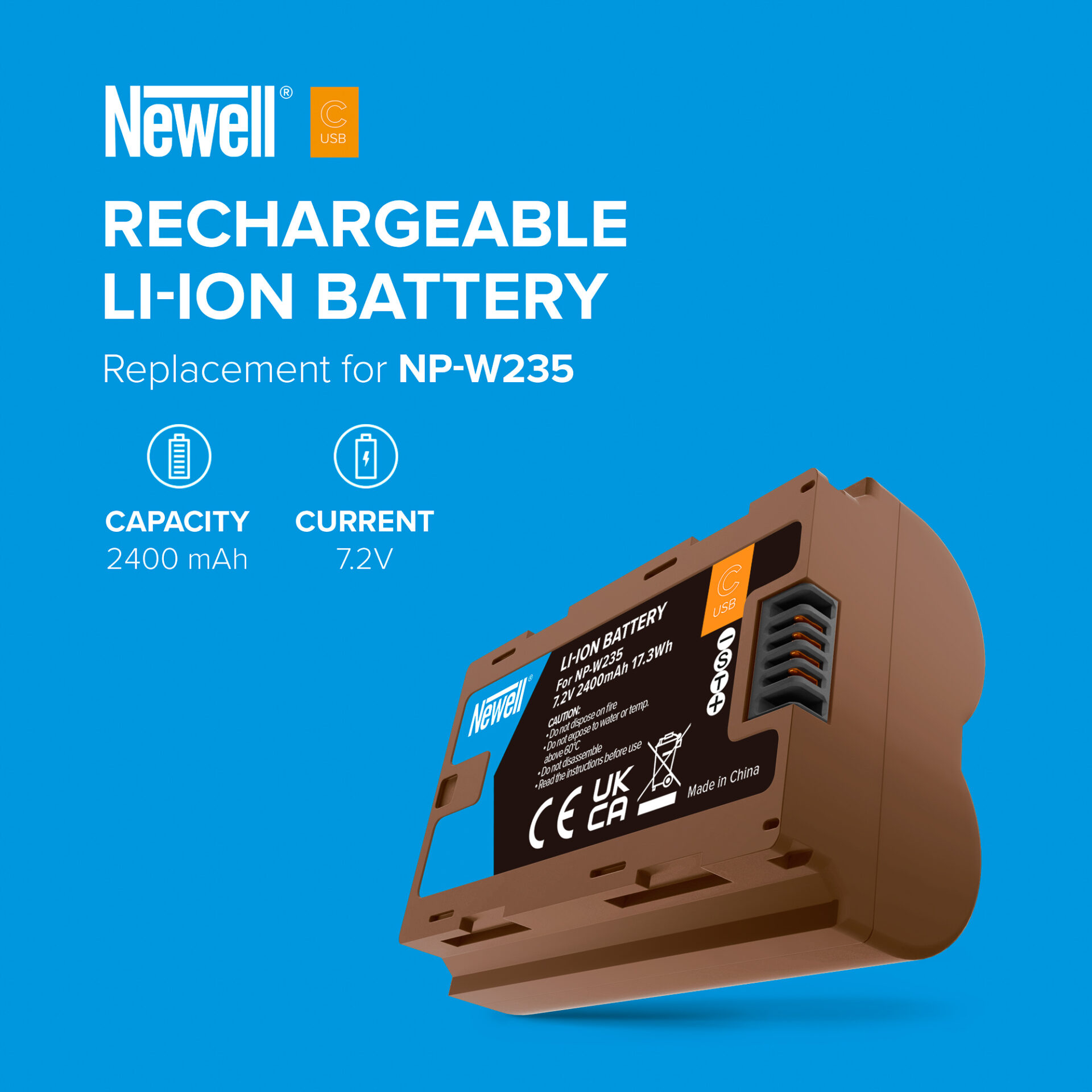 newell-np-w235-usb-c-kameraakku-2400-mah-f-r-fujifilm image 6