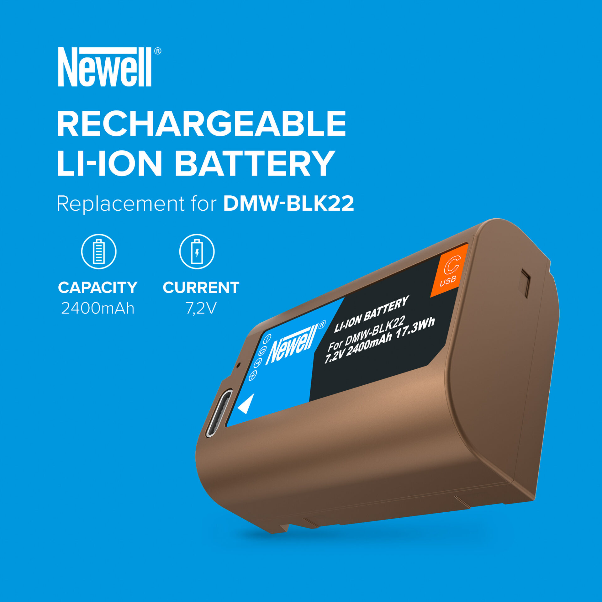 newell-dmw-blk22-usb-c-kameraakku-2400-mah-panasonic image 7