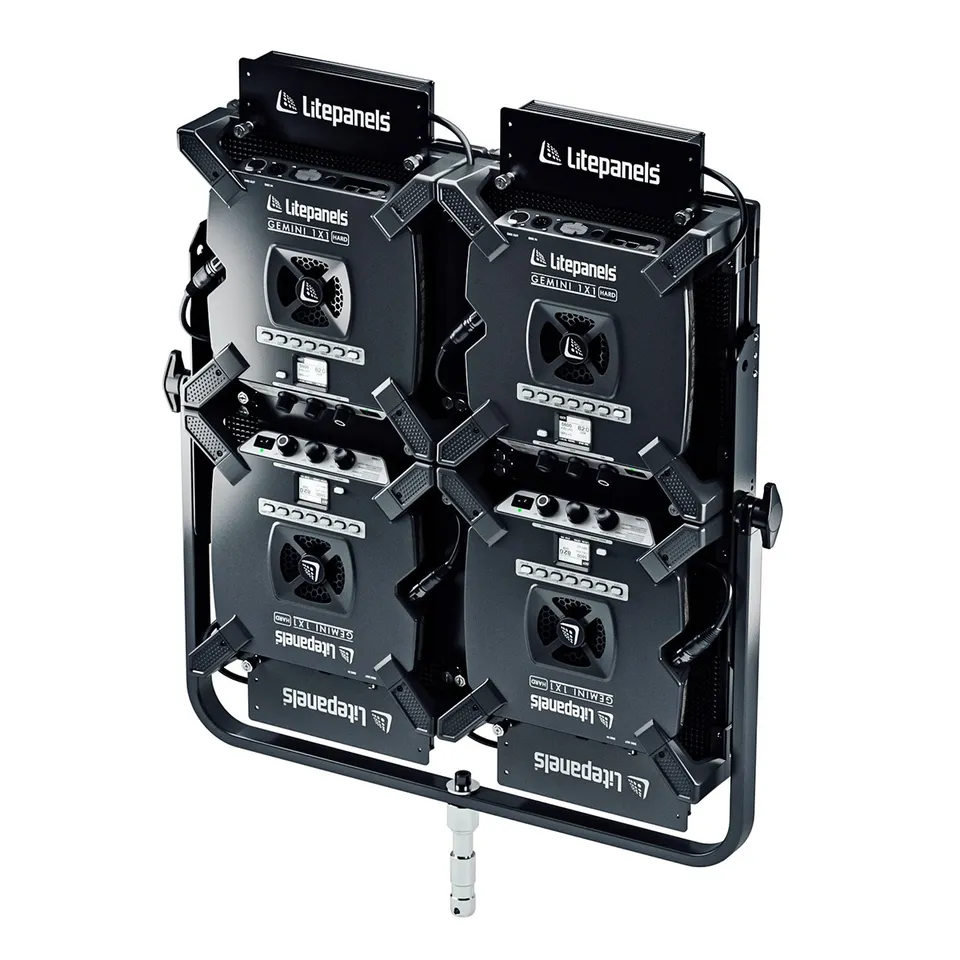 litepanels-gemini-1x1-hard-quad-array-light-kit-tageslicht image 1
