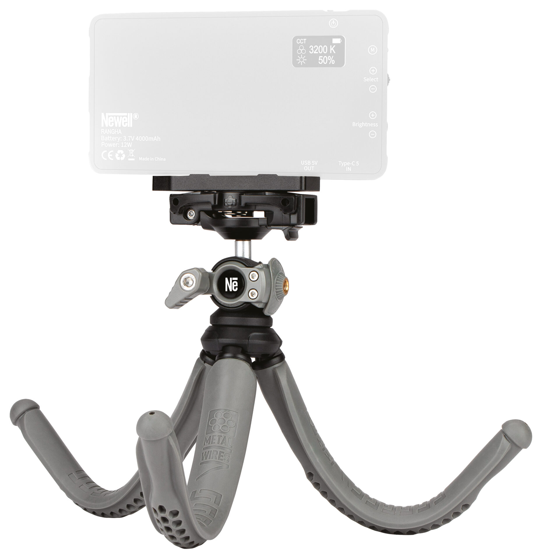 newell-torsio-flexibles-stativ-f-r-handy-kamera-led-2kg image 7