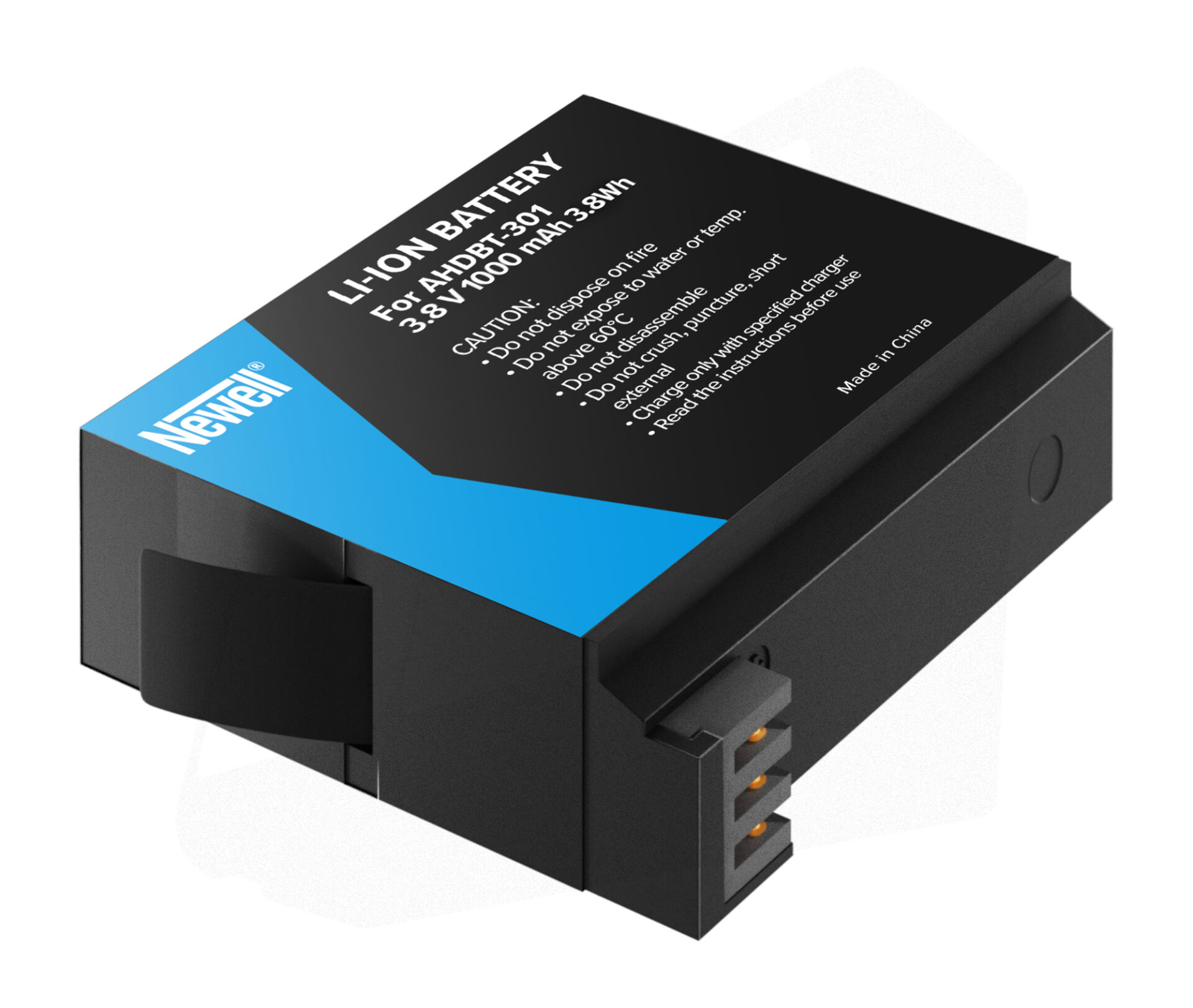 newell-ahdbt-401-actioncam-akku-gopro-1000-mah image 3