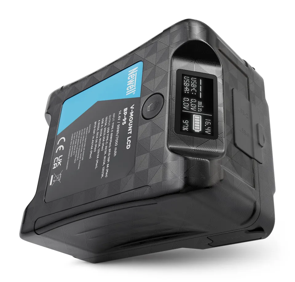 newell-batteries-bp-95-lcd-v-mount-akku-7000-mah-mit-lcd image 1