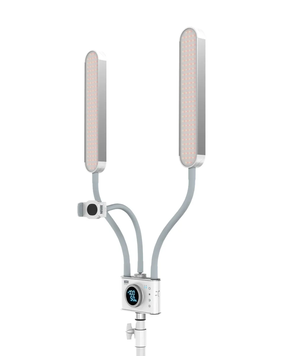 newell-isztar-led-videolicht-set-mit-stativ-dimmbar image 1