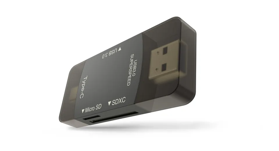 newell-otg-3-in-1-usb-hub-kartenleser-sd-microsd image 1