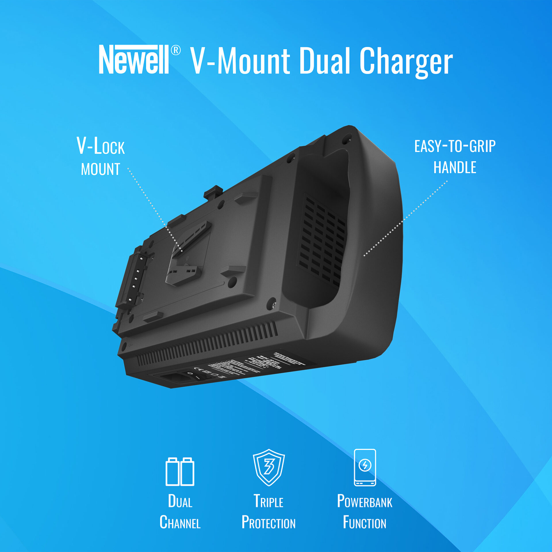newell-v-mount-doppelladeger-t-2-kanal-mit-xlr-ausgang image 6