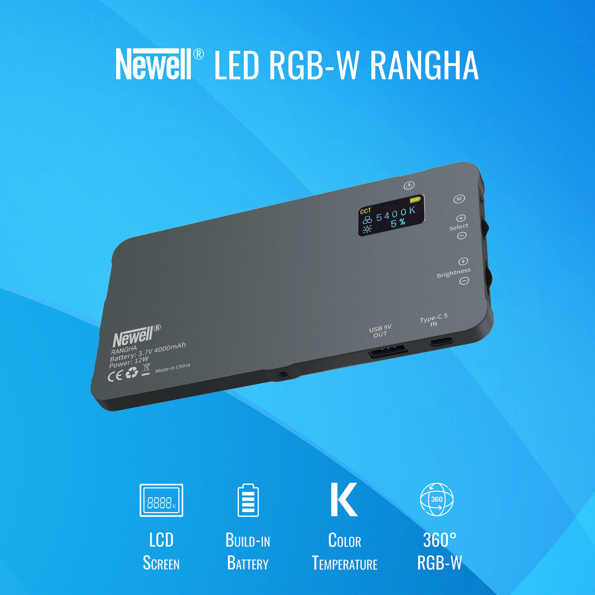 newell-rangha-rgb-w-led-lampe-set-mit-stativ image 6