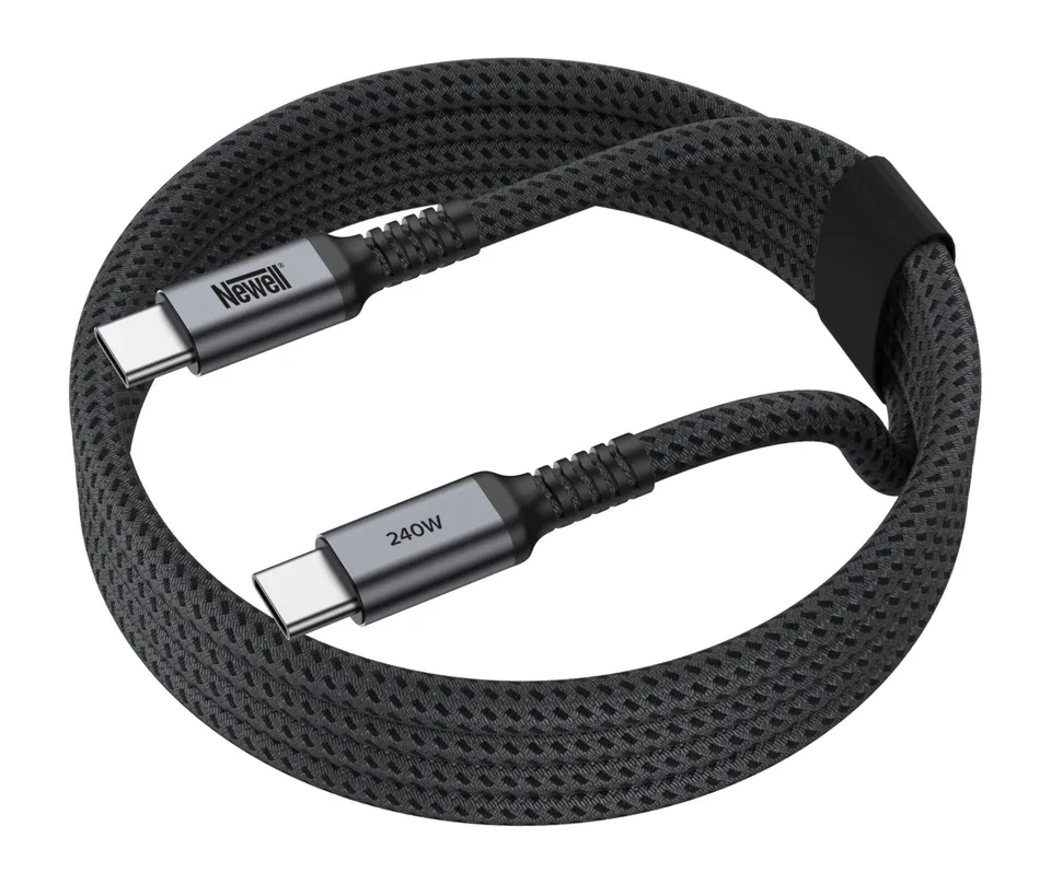newell-usb-c-auf-usb-c-kabel-240w-pd-3-1-2m-graphite image 1