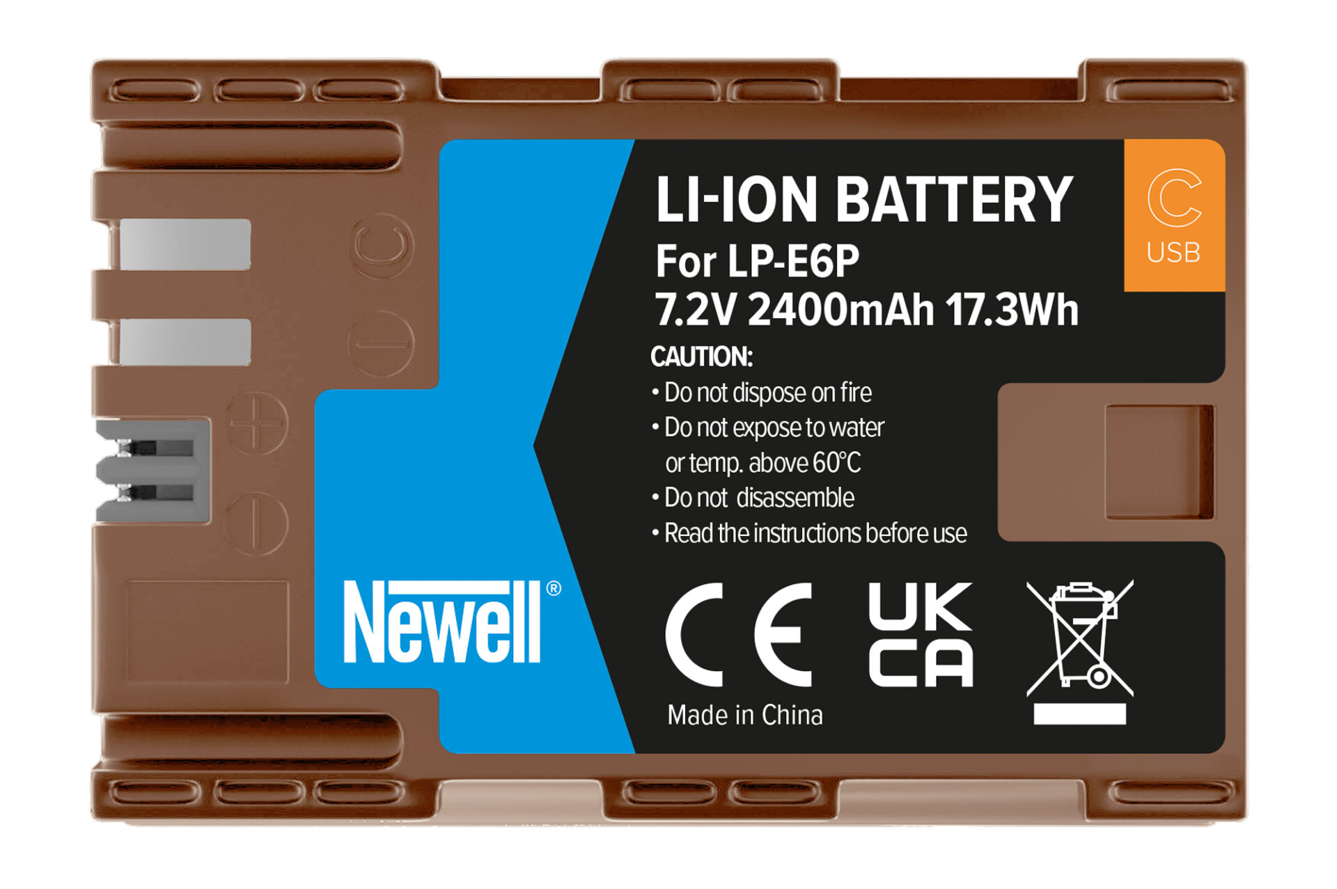 newell-lp-e6p-usb-c-kameraakku-2400mah-f-r-canon image 2