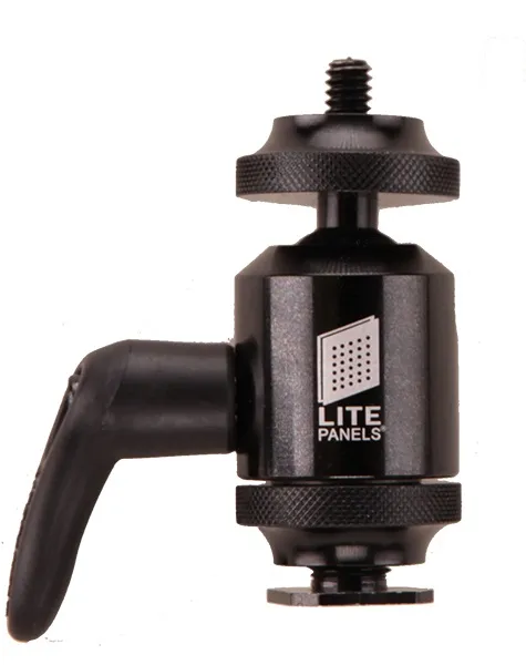 litepanels-deluxe-kugelkopf-blitzschuh-halterung image 1