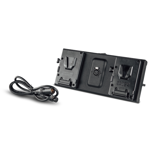 litepanels-gemini-dual-battery-bracket-v-mount-akkuhalterung-xlr image 6