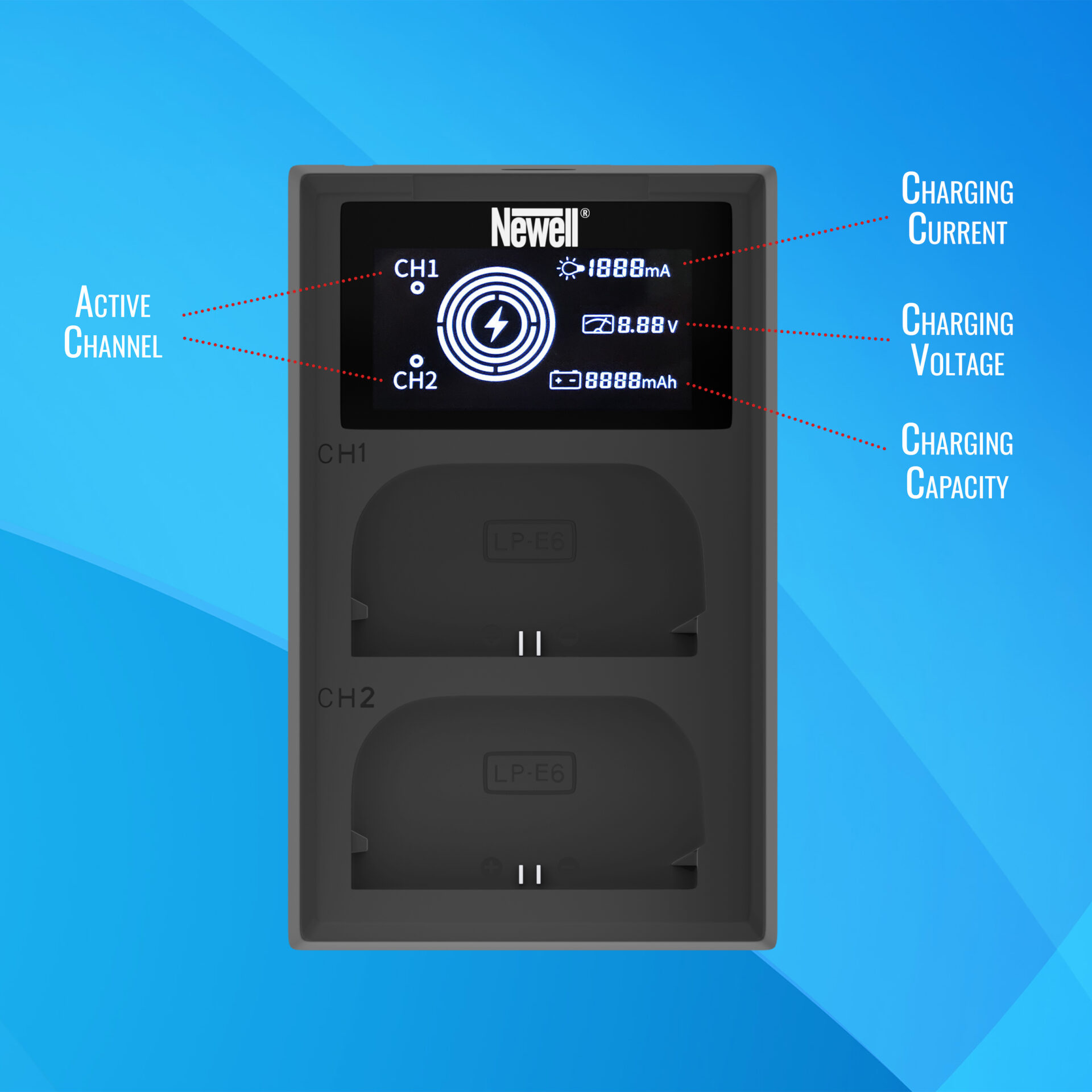newell-fdl-usb-c-dual-ladeger-t-kamera-akku-mit-display image 7