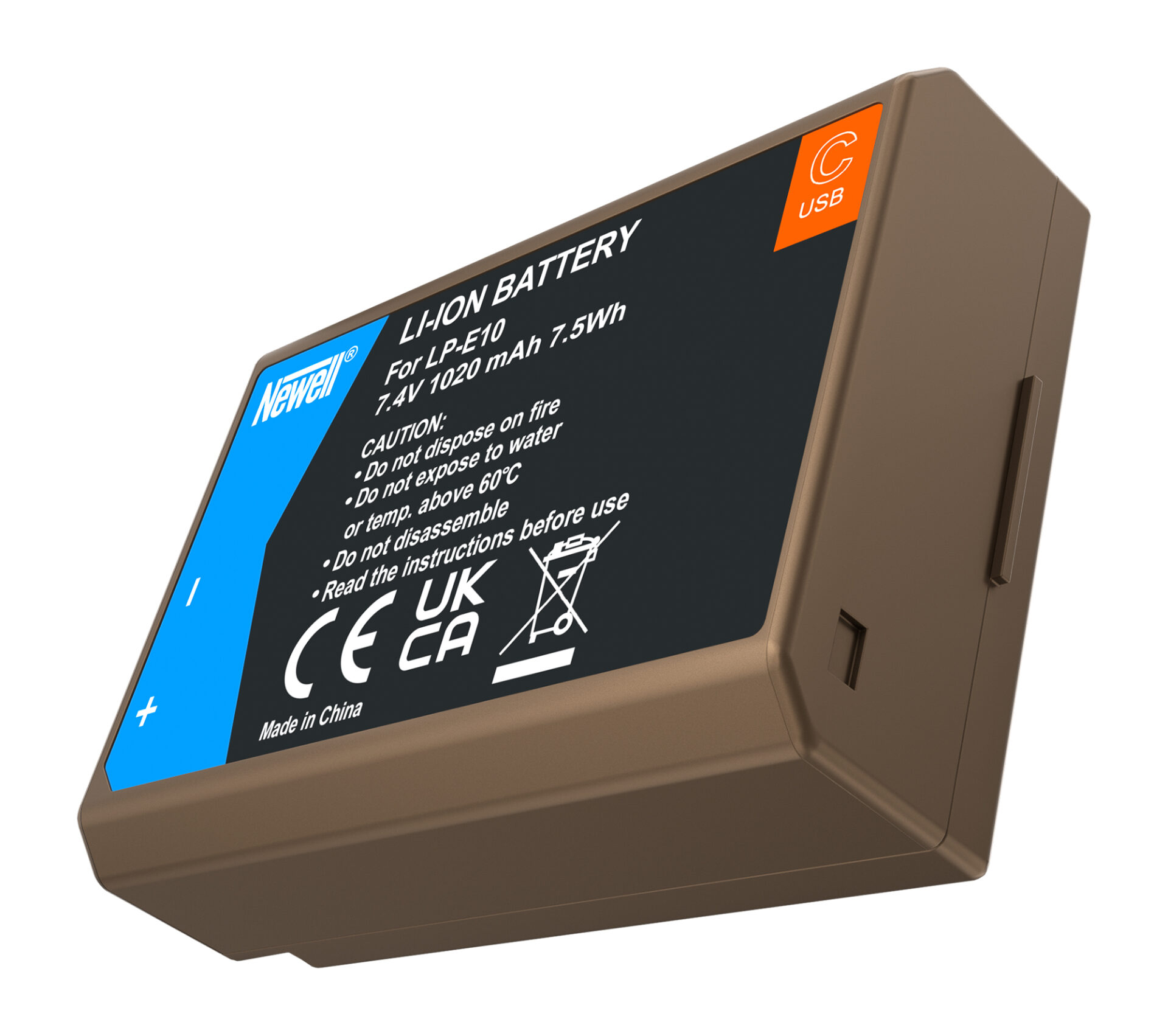 newell-lp-e10-usb-c-akku-f-r-canon-1020mah-ersatzakku image 2