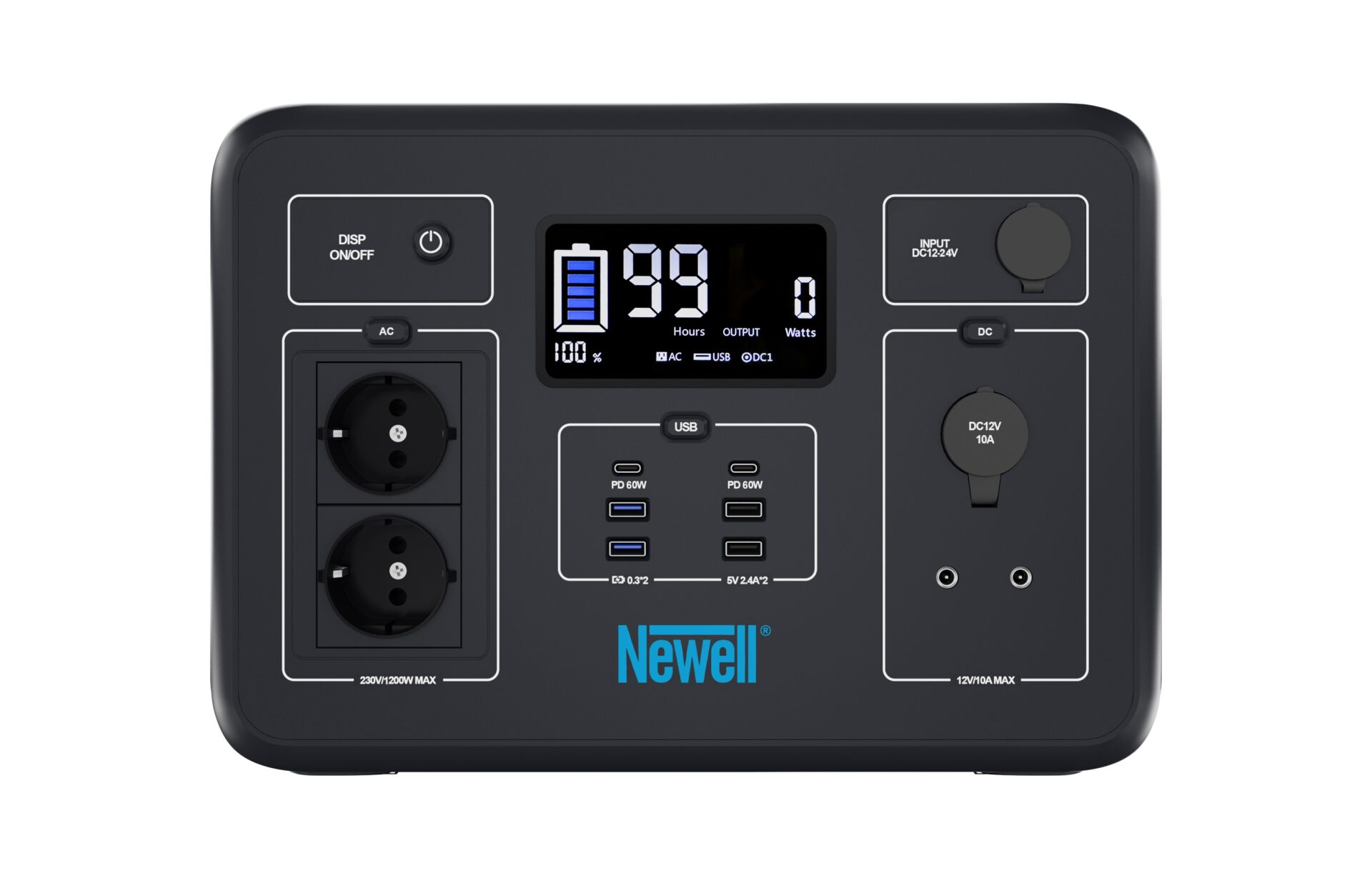 newell-argus-1200-powerstation-1132-wh-1200w-tragbar-solar image 2