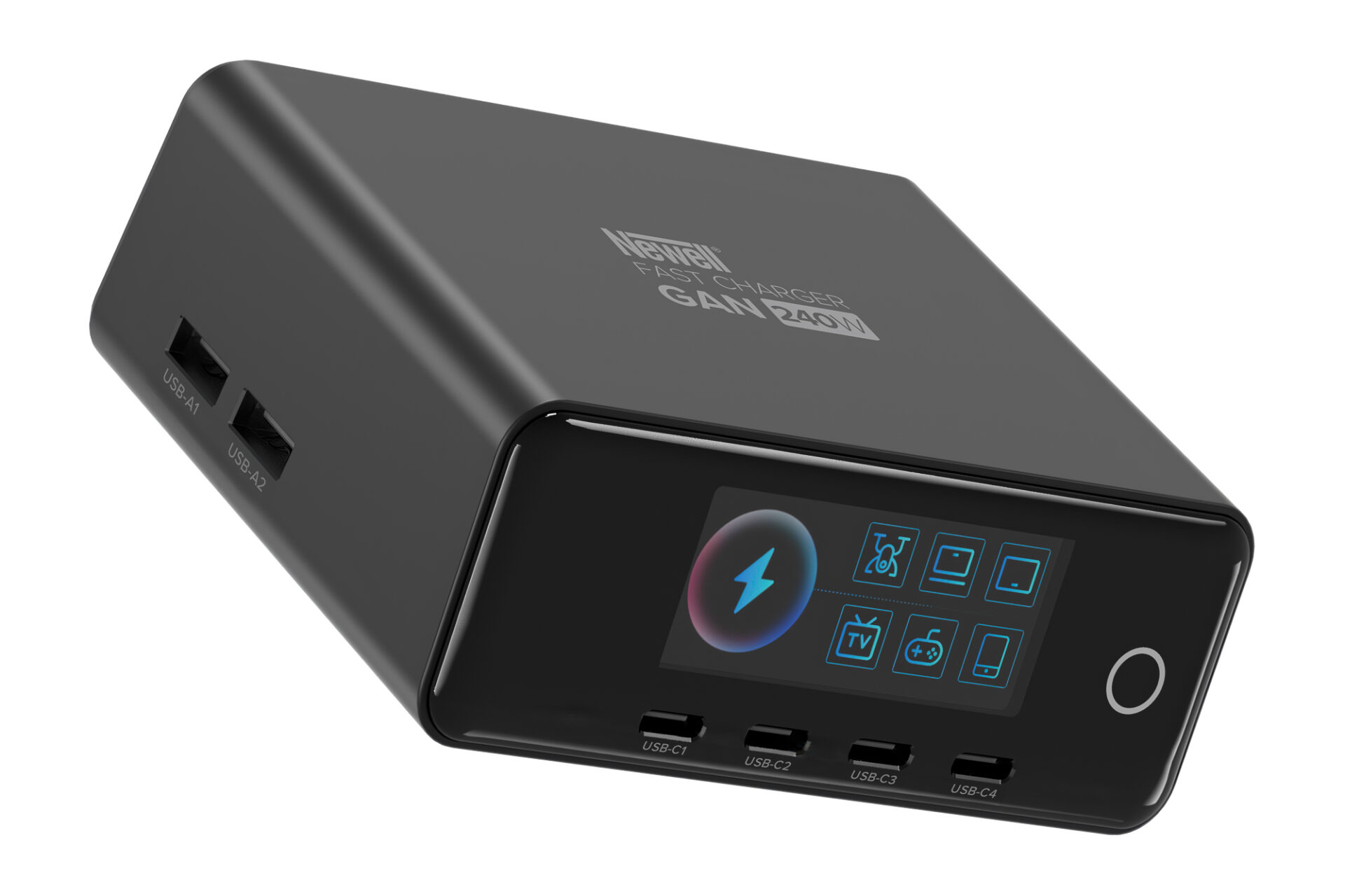 newell-gan-240w-tft-ladeger-t-6-port-usb-c-usb-a-pd image 5