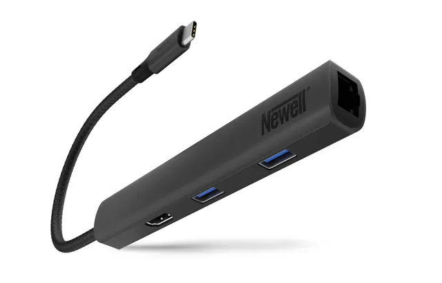 newell-6-in-1-hub-usb-c-adapter-graphite-hdmi-4k-60hz image 1