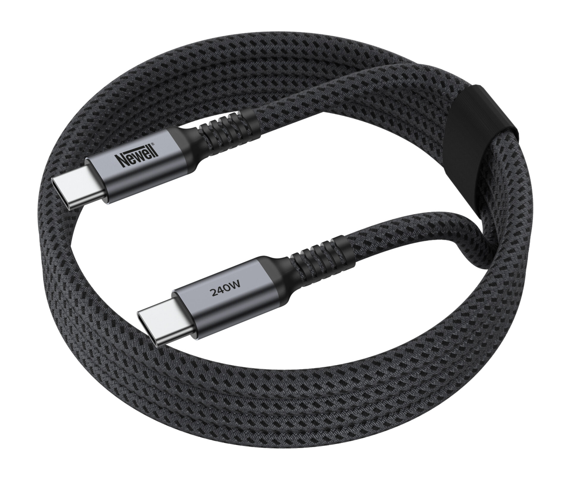 newell-usb-c-auf-usb-c-kabel-240w-pd-3-1-2m-graphite image 1